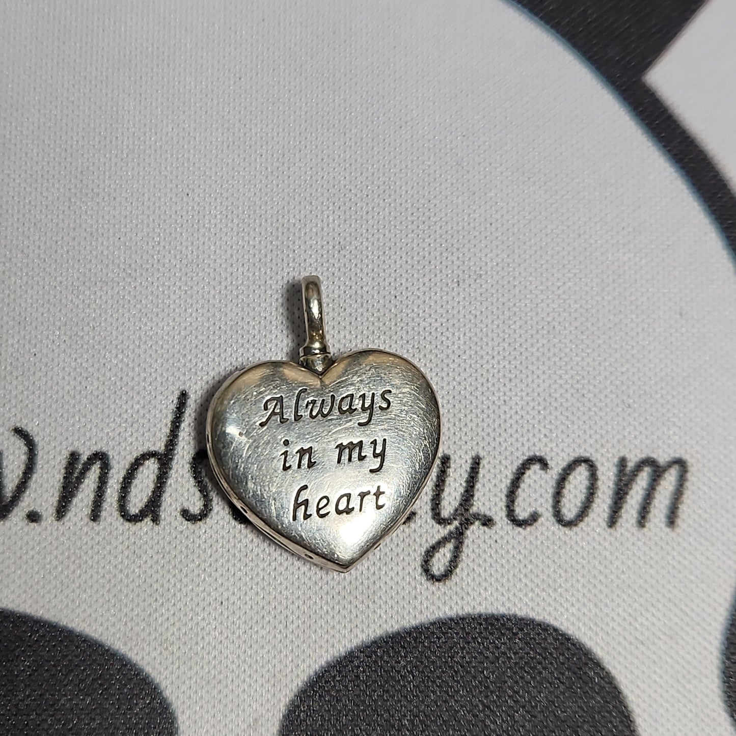 .925 Owl & Mother of Peal Urn Pendant