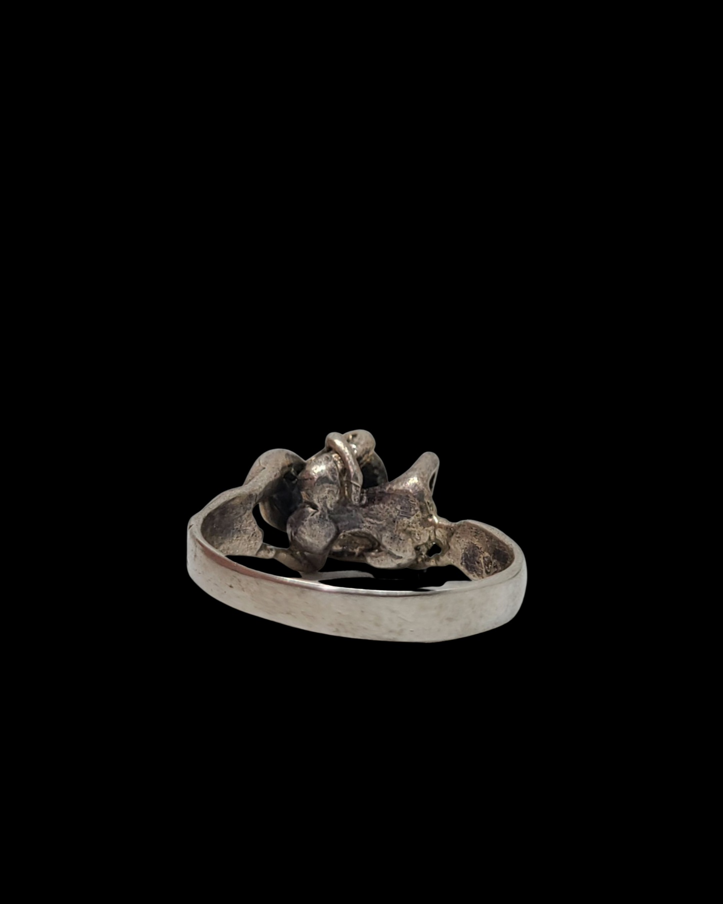 .925 Sterling Silver Entwined Couple Ring